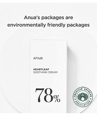 Anua Heartleaf 78% Soothing Cream 100ml / 3.38 fl.oz. I moisturizing soothing the skin panthenol ceramide moisture barrier - Buy Online on GoSupps.com
