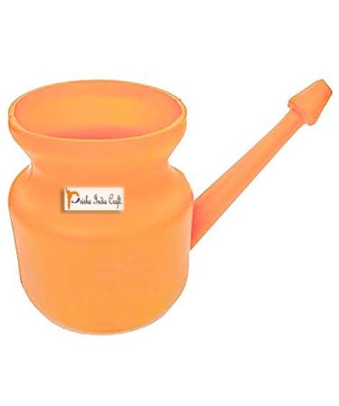 Prisha India Craft Plastic Jal Neti Pot Lota For Nasal Wash 450 ml