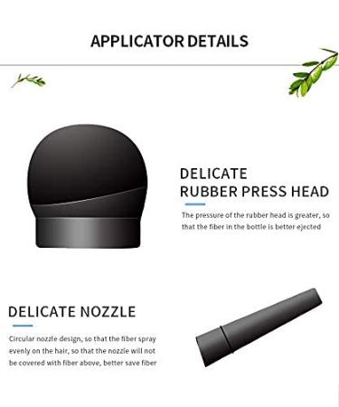 Immetee Hair Fibers Pump Applicator | Black Spray Nozzle for Effortless Hair Thickening - Buy Online on GoSupps.com