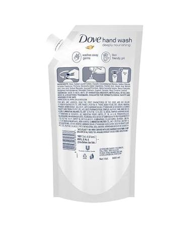 Do.vee Moisturising Liquid Hand Wash 900ml Refill | Gentle Cleanser for Sensitive Skin | Nourishing Liquid Handwash for Soft Hands - Buy Online Internationally - Buy Online on GoSupps.com