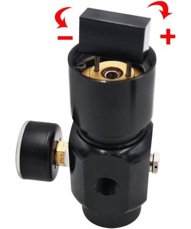 Vavoger Mini Sef Paintball Co2 Pressure Regulator - 1500psi Input, 0-130psi Output - Buy Online on GoSupps.com