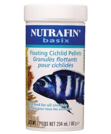 Nutrafin A7173 Basix Floating Cichlid Pellets 80g (2.8-Ounce)