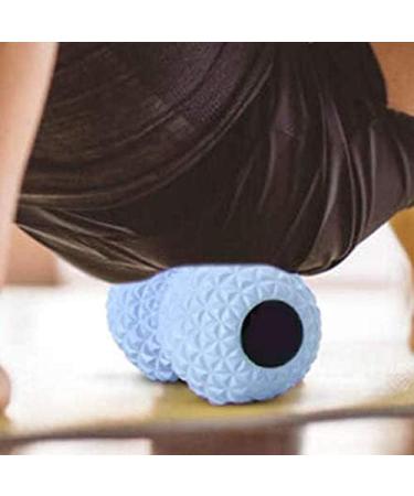 Massage Ball for Plantar Fascia & Muscle Relief | Peanut Ball for Yoga & Physiotherapy | Deep Relaxation Acupuncture Tool - Blue - Buy Online on GoSupps.com