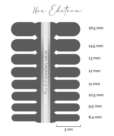 Fairy Nail Self-Adhesive Nail Foils - Rose Nail Wraps & Stickers | 16 Polish Strips for Stunning Manicures | International Shipping Available - Buy Online on GoSupps.com
