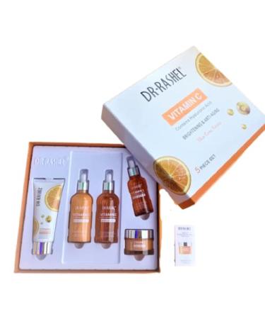 Dr Rashel Vitamin C Skin Care Series | Hyaluronic Acid, Anti Aging, Collagen Essence | 5 Piece Set + 1 Vitamin C Silk Mask - Buy Online on GoSupps.com