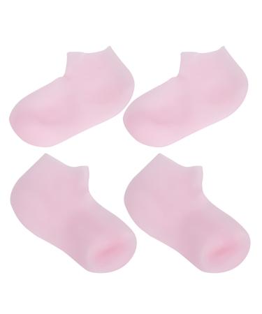 Silicone Moisturizing Socks 2 Pairs Women Foot Spa Pedicure Silicone Socks Anti Slip Aloe Socks Moisturizing Foot Socks Softening Dry Cracked Feet Rough Skins & Anti Slip Asixxsixq8sxafiobz-11