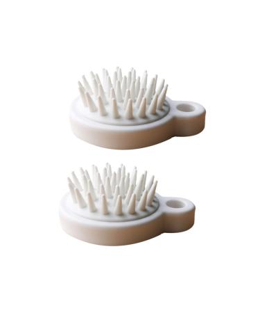 MAGICLULU 2pcs Cleaning Scrubber Bath Massage Bathroom Accessories Scalp Washing Hair