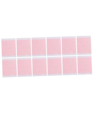Angoily 12 sheets Double Self-adhesive Shaping Girl Patches Simple Eye of Invisible Makeup Eyelid Female 2.8x0.2cmx2pcs Pinkx2pcs