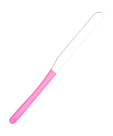 FOMIYES Makeup Stirring Spatula Face Mud Cream Spatula Makeup Mixer Mask Mixing Spatula Beauty Products Spoon Face Cream Spatula Lotion Jar Scraper Pink Stainless Steel Eye Cream Metal 16.00X1.00X0.50CM Pink