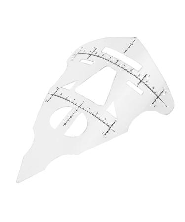 Healifty 1pc Threading Tool Manicure Tools Microblading Stencils Makeup Ruler Template The Brush Disposable 21X13cm As Shown