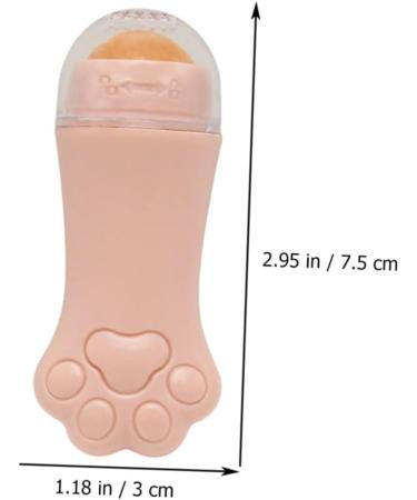 Healvian 1pc Volcanic Stone Oil-absorbing Ball Oil Absorbing Face Roller Skin Care Roller Volcanic Rock 7.5x3cm Pink - Buy Online on GoSupps.com