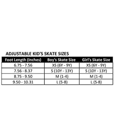 American Athletic Shoe Girl's Party Adjustable Figure Skates - Youth Small/Size 10-13 White - Buy Online on GoSupps.com