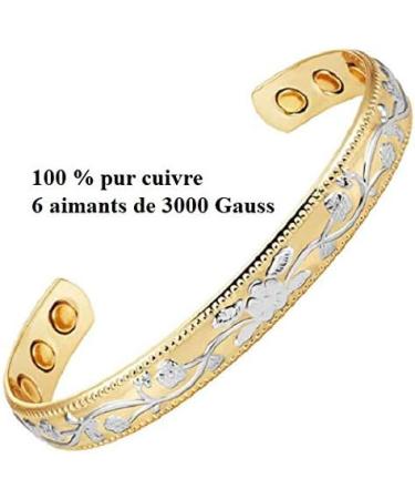 Verbenia Magnetic Copper Bracelet for Pain Relief | Arthritis Therapy | Women's Energy Band - Buy Online on GoSupps.com