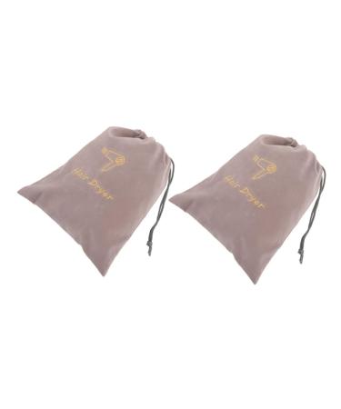 DRESSOOS 2pcs Velvet Bag Portable Hair Dryer Bag Portable Drawstring Bag Shoe Travel Bag Hair Dryer Retractable Cord Hair Dryer Bag Drawstring Blow Dryer Bag Hair Dryer Carrying Bags