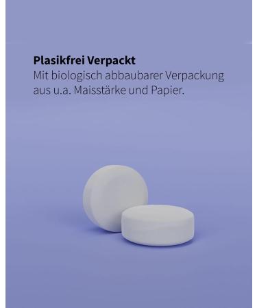 Zahnheld Toothbrush Tablets Starter Set - Mint Fluoride-Free Vegan Natural Dental Care (2 Bags of 125 Tabs + Glass) for Plaque & Caries Protection - Buy Online on GoSupps.com