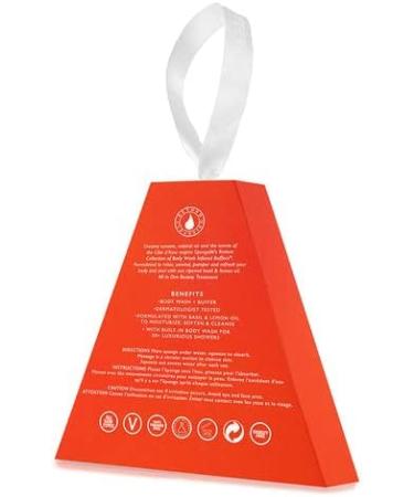 Spongell | Rivera Collection Infused Buffer Sponge | Oils of Basil & Lemon | Vegan Friendly Cruelty-Free | 20+ Uses | Mediterranean Peach - Buy Online on GoSupps.com