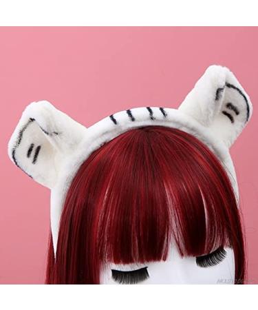 2Pack Tiger Ear Headbands - Cute Fashion Fluffy Soft Plush Headwear for Women & Girls - Buy Online on GoSupps.com