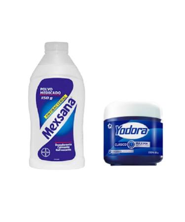 Mexsana Powder (150 grams) plus Yodora Deodorant Cream (60 grams)