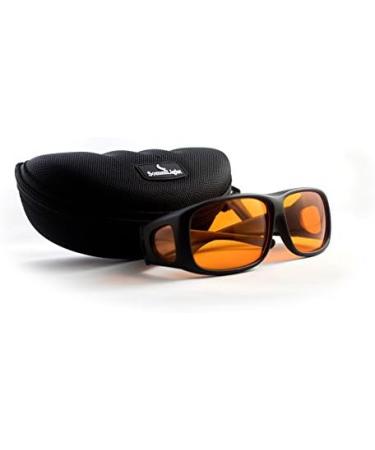 Amber Sleep Glasses - Comfortable Fit Over Design for Better Sleep | International Shipping Available - Buy Online on GoSupps.com