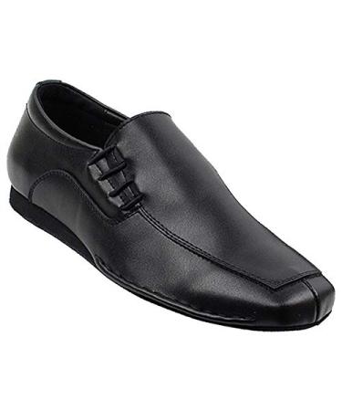 Men's Ballroom Latin Salsa Sneaker Dance Shoes Suede SERO102BBXEB Comfortable - Very Fine (Bundle of 5) 8.5 Black Leather