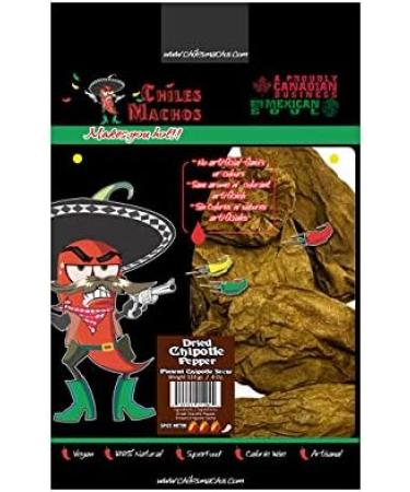 Dried Chipotle Chili Pepper Grade A 114Gr / 4 oz. by Chiles Machos - Buy Online on GoSupps.com