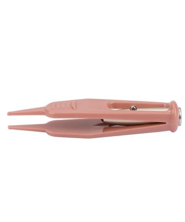 Baby Nose Tweezer  Easy To Clip The Booger Baby Cleaning Tweezer  with LED Light for Ear Nose Navel Cleaner for Burr-free