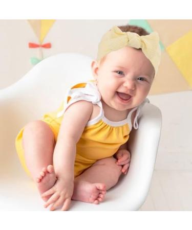 Fashion Band for Baby Girls - Nylon Flower Crown Hair Band Elastic Soft Headwrap for Newborns & Toddlers (Green) | Hair Accessories - Buy Online on GoSupps.com