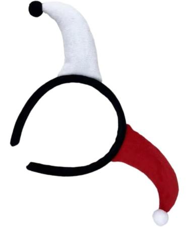 hgnxa Hairbands Festive Photo Booth Props Jester Clown Horn Headbands Party Headpiece Fun Headbands for Music Festivals Black Red - Buy Online on GoSupps.com
