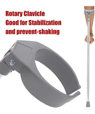 Adjustable Crutches for Adults Forearm Crutches Comfortable on Wrist Ergonomic Crutches for Adults with Non Slip Tips (Sliver) Lucky Star - Buy Online on GoSupps.com