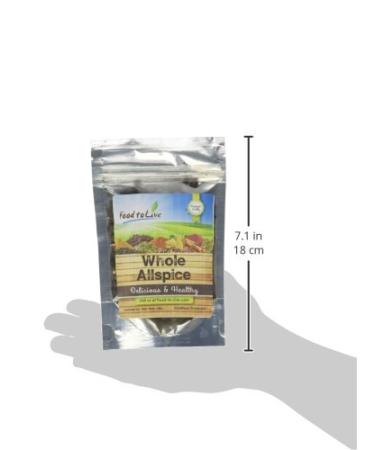 Allspice Berries 2 oz - Non-GMO Verified Jamaican Pepper - Vegan & Kosher - High Fiber & Calcium - for Spicing, Seasoning, Pickling - Grinder Refill - 1 Pack - Buy Online on GoSupps.com