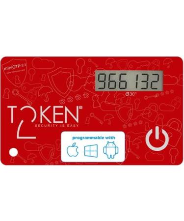 Token2 miniOTP-2-i programmable Two-Factor Security Token with time sync - Buy Online on GoSupps.com