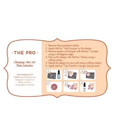 Buy Moyou London Stencil The Pro 02 - Premium Nail Art Tools | International Shipping Available - Buy Online on GoSupps.com