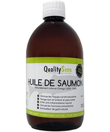 QUALITY SENS premium salmon oil 100 ml bottle 100% natural. - Buy Online on GoSupps.com
