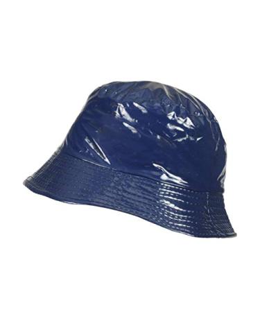Toutacoo, Waterproof Wax Style Bucket Rain Hat 06-blue