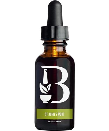 Botanica St John s Wort Liquid Herb Extract Tincture Relieves Restlessness & Nervousness Mood Elevator For Anxiety Natural Herb Extract Remedy Non-GMO Vegan Gluten Free (50mL) - Buy Online on GoSupps.com