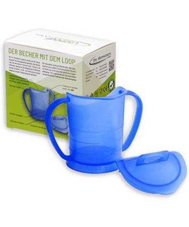 Dr. Berndsen Loopcup Starter Set (Blue) - 500ml & 150ml Cups for All Ages | Learn Maintain Recover | Original Eco-Friendly Mug - Buy Online on GoSupps.com