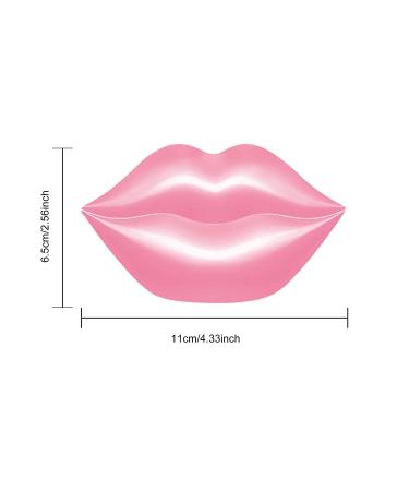 20Pcs Moisturizing Lip Mask with Box - Collagen Crystal Gel, Lip Sleeping Mask for Anti-Wrinkle, Aging, Dry, Cracked Lips - Overnight Care (Pink) - Buy Online on GoSupps.com