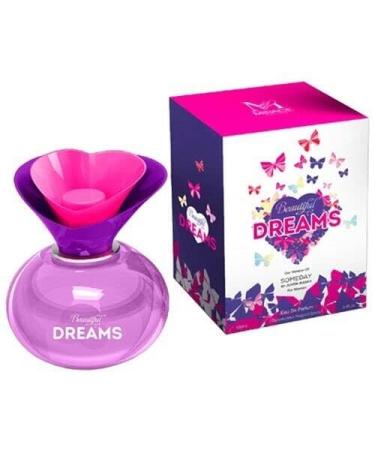 Beautiful Dreams Perfume EDP Eau de Parfum 3.4Oz. Floral Fruity Gourmand fragrance for women.