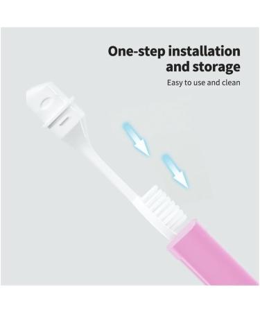 Portable Foldable Travel Toothbrush for Camping - Compact Gray Toothbrush for Adults - Buy Online on GoSupps.com