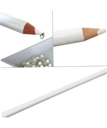 1PC Nail Art Drawing Pen Hook Flower Carving Nail Pen Rhinestones Picker Beauty Makeup Manicure Tool White. - Buy Online on GoSupps.com