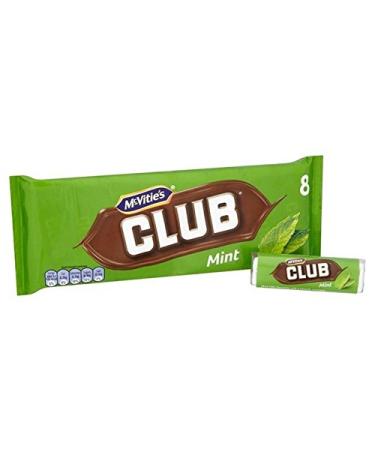 Jacob's Jacob Mint Clubs Multipack 8 x 24g (Pack of 2)