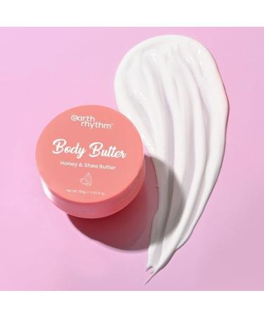 Earth Rhythm Honey and Shea Body Butter - Long Lasting Moisturization for Men & Women | 150gm - Buy Online on GoSupps.com