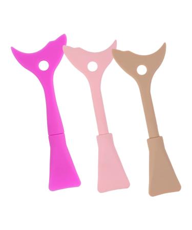 HAPINARY 3pcs Eyeliner Eyeshadow Baffle Tool Shield for Eyeliner Lash Applicator Make up Miss Makeup Stick