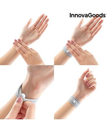 Innovagoods Anti-Nausea Bracelet - Natural Relief with Nei Kuan Nona Pressure Point | Pack of 2 | Compact & Light Design for Travel - Buy Online on GoSupps.com
