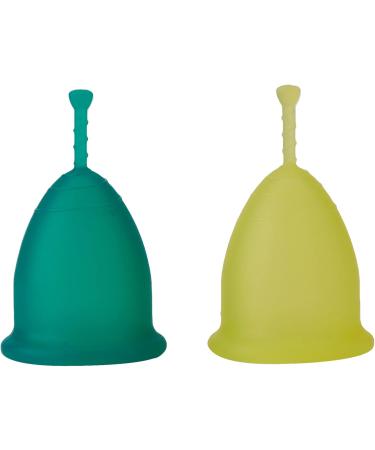 Rainbowcup Menstrual Cups - Soft Medical Silicone Colorful Size 2 Made in Italy - 2 Pack | Eco-Friendly & Comfortable - Buy Online on GoSupps.com