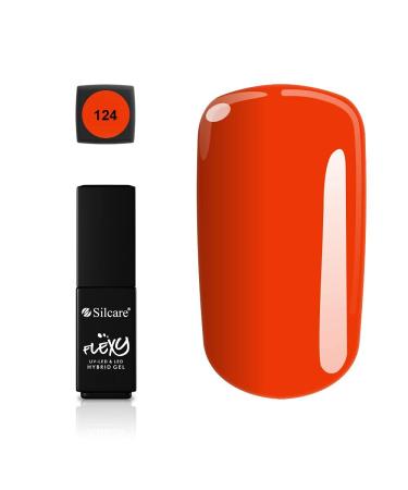 Roxie Cosmetics Silcare Gel Manicure Nail Gel Soak Off Hybrid UV LED 4.5g Color 124