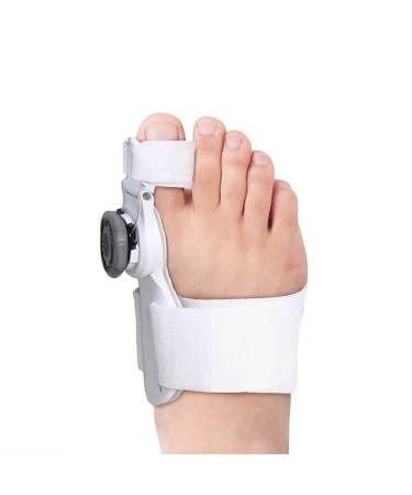 Bunion Corrector Hallux Valgus Corrector with Knob to Adjust The Angle 180 Degree Flexible Rotation Joint Movable Design for Bunion Relief Overlapping Toes Hallux Valgus