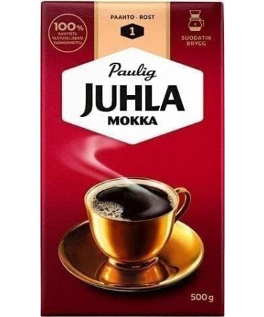 Paulig Coffee 4 packs 2kg 70oz Many kind set Fine Grind - Premium Filter Blend Ground Coffee - Bag Finnish SOPOSOPO Box - Juhla Mokka - Buy Online on GoSupps.com