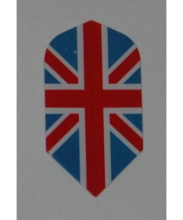 US Darts - 5 Sets (15 Flights) Union Jack, England, UK Slim Dart Flights