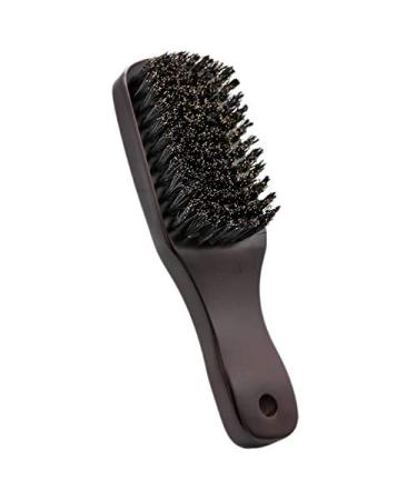 Pmandgk Boar Bristle Mustache Brush Wooden Handle Men's Beard Brush for Men Comb Facial Beard Cleaning Styling Brush